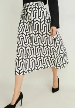 A-Lijn Rok - Black Beige