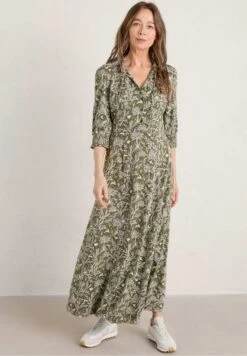 Felicity- Maxi-Jurk - Garden Meadow Light Olive