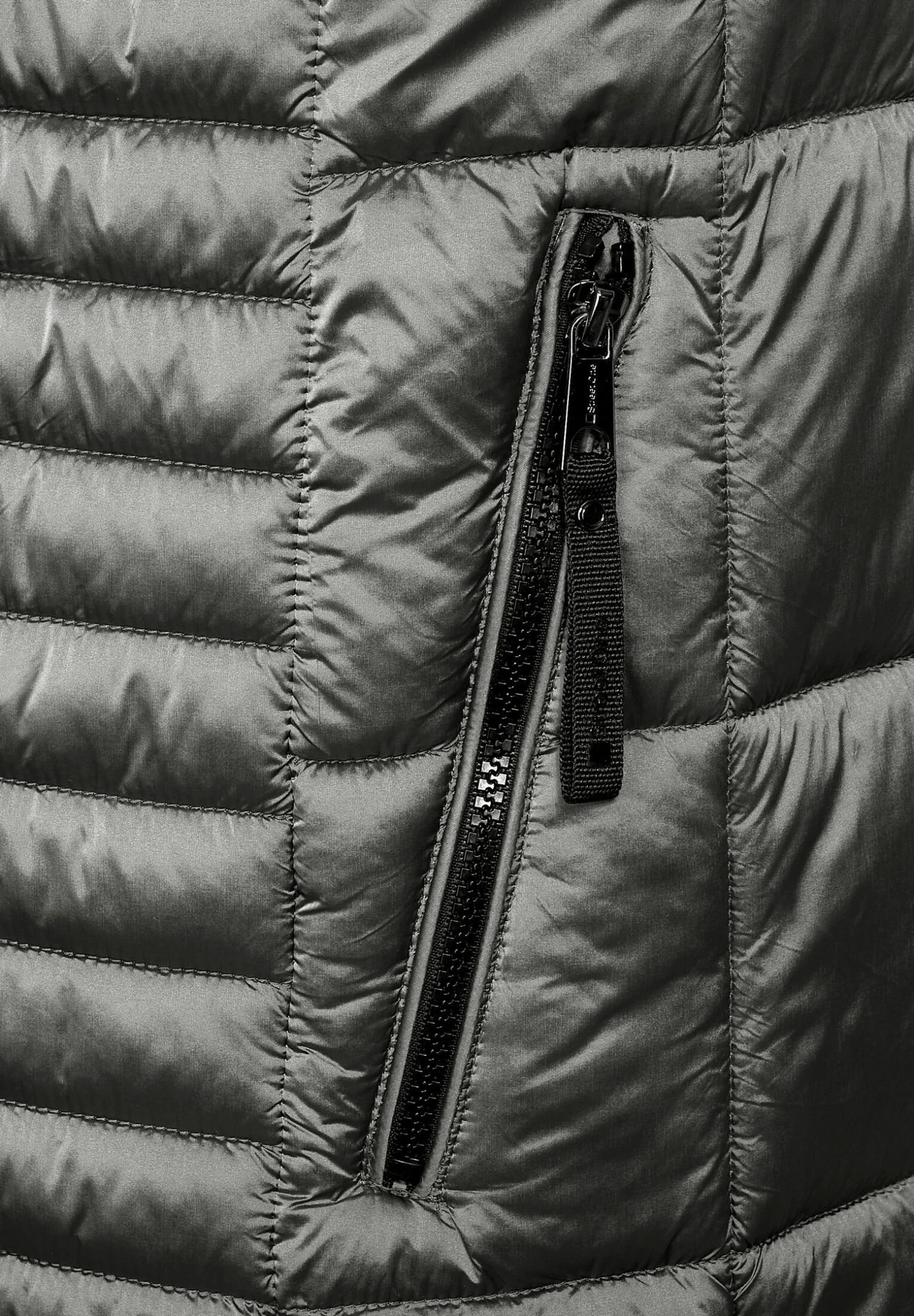 STREET ONE Mantel Mit Zipper - Winterjas - Silber 7 STREET ONE Mantel Mit Zipper - Winterjas - Silber - Afbeelding 7