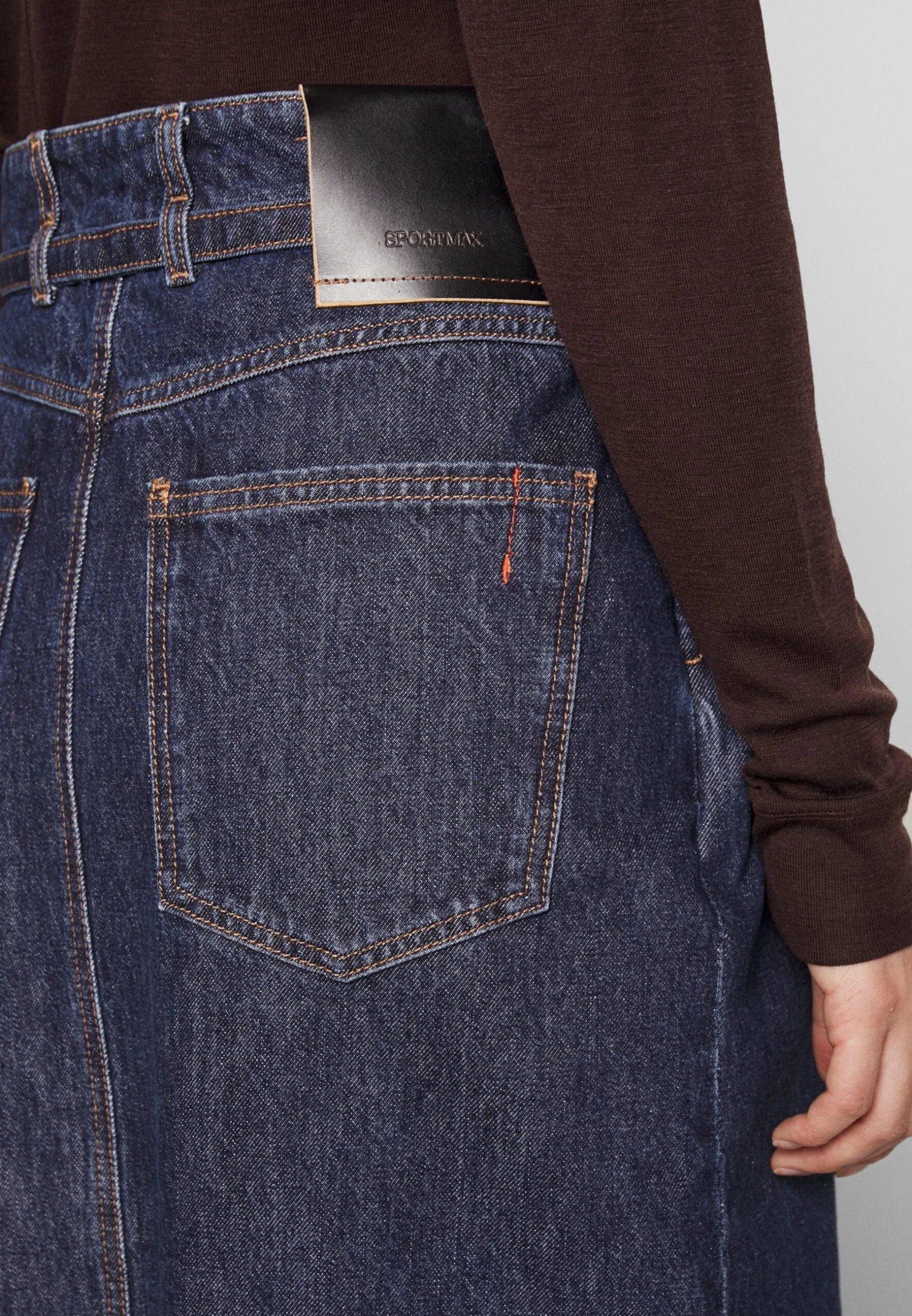 Sportmax Terni - Jeansrok - Blu Notte 8 Sportmax Terni - Jeansrok - Blu Notte - Afbeelding 8