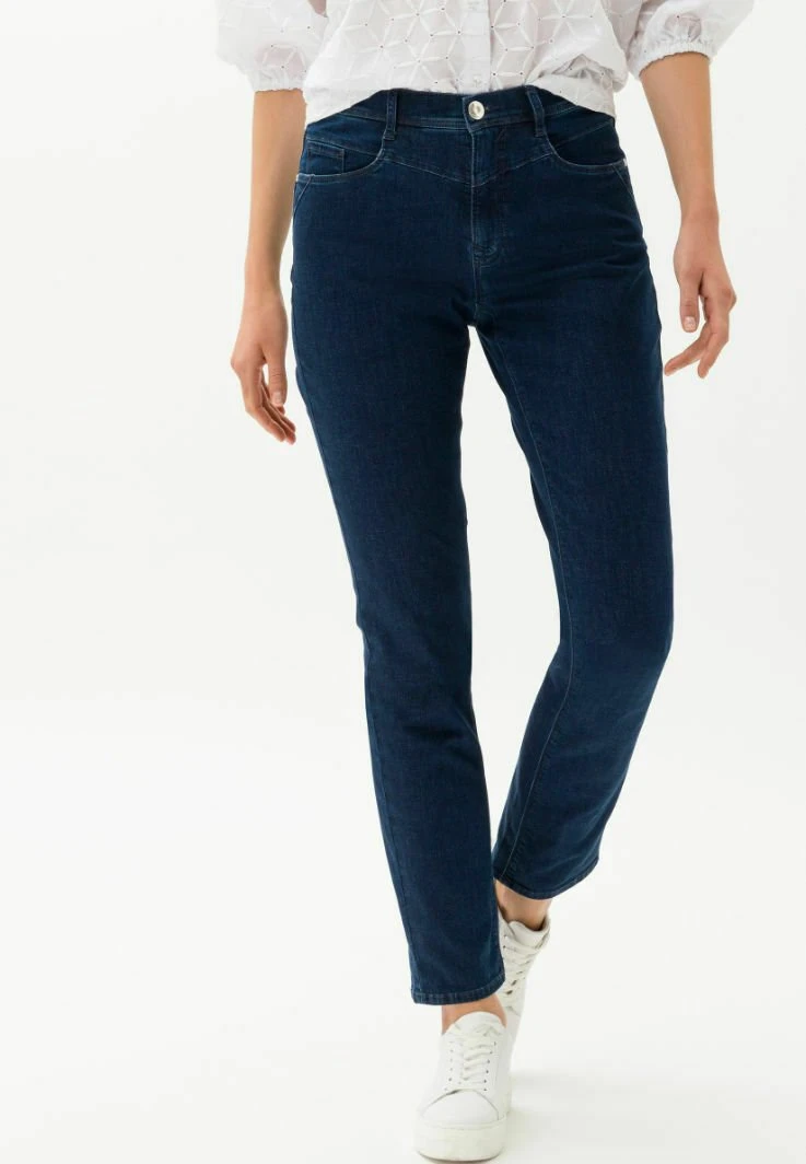 BRAX Style Carola - Slim Fit Jeans - Clean Dark Blue 1 BRAX Style Carola - Slim Fit Jeans - Clean Dark Blue