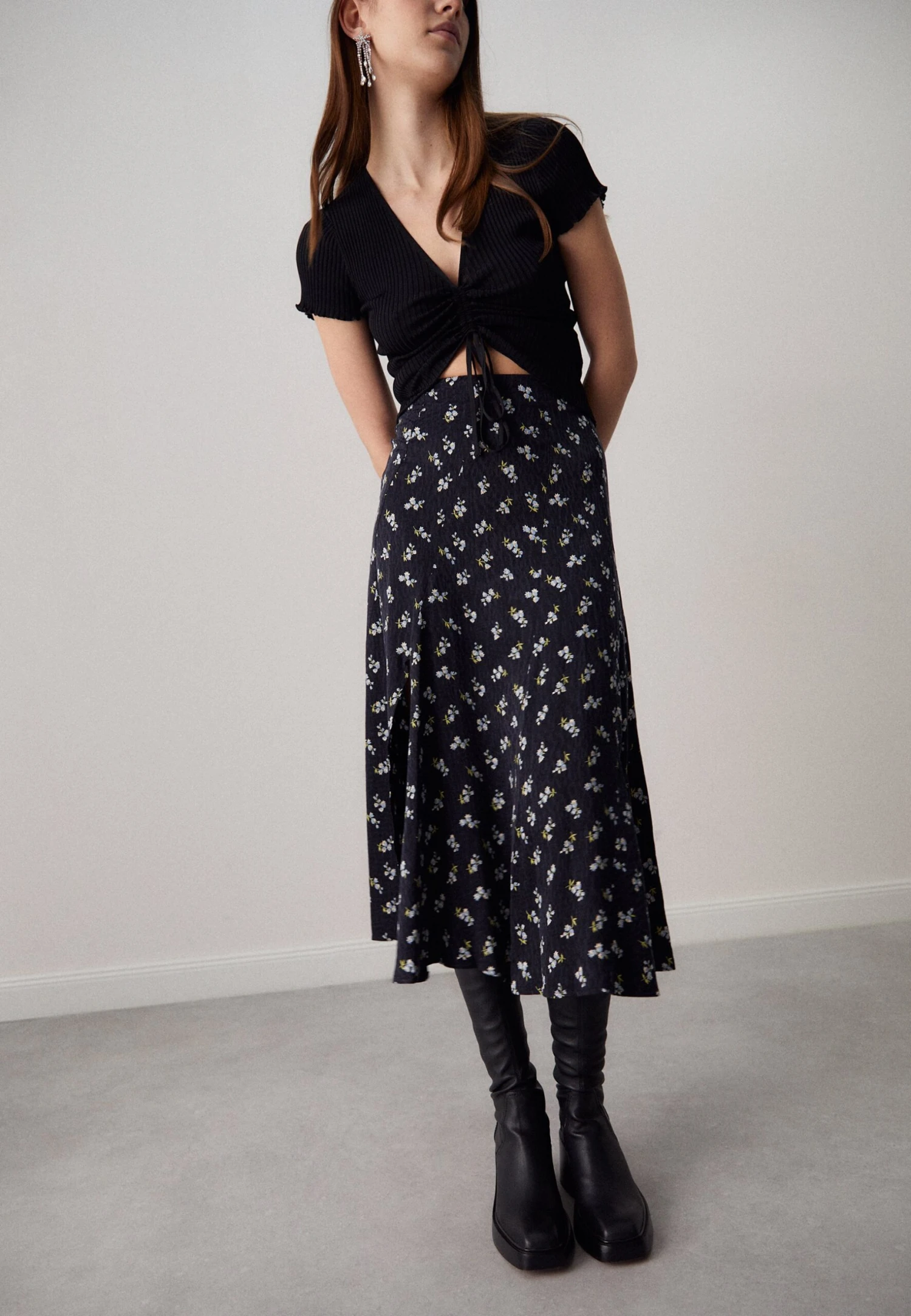 Maje A-Lijn Rok - Muguet Bleu 1 Maje A-Lijn Rok - Muguet Bleu