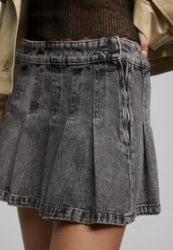 PULL & BEAR With Box Pleats - Plooirok - Dark Grey -Only Mode Winkel c4d76129d3054b31bbac26d577b2447e