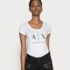 Armani Exchange T-Shirt Print - Optic White