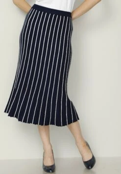 A-Lijn Rok - Marineblau