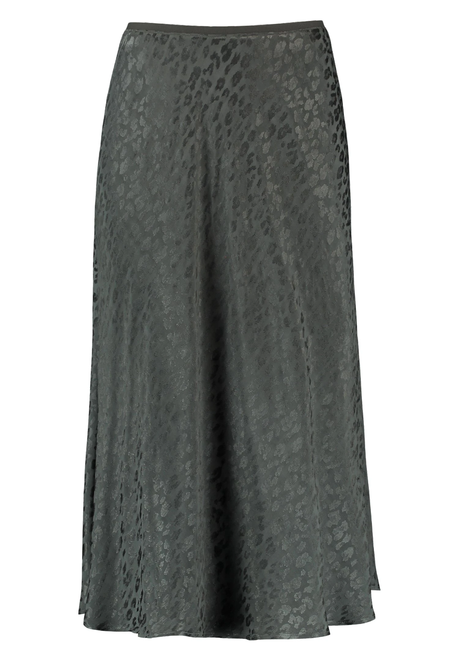 Taifun Lang Weit Mit Jacquardmuster - A-Lijn Rok - Coal Grey 5 Taifun Lang Weit Mit Jacquardmuster - A-Lijn Rok - Coal Grey - Afbeelding 5