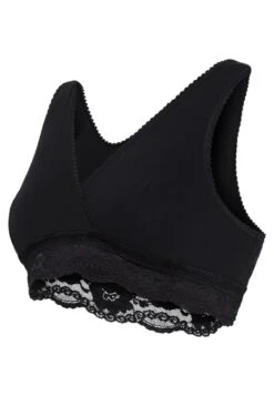 Carriwell Crossover Sleeping & Nursing Bra Organic - Bustier - Black -Only Mode Winkel c63725ca250142819bb7068aacf5c838