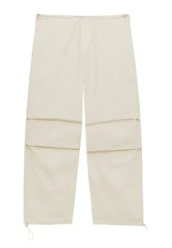 PULL & BEAR Loose-Fit Parachute- Broek - Beige -Only Mode Winkel c650b1d07ec74279811f16edc90dace8