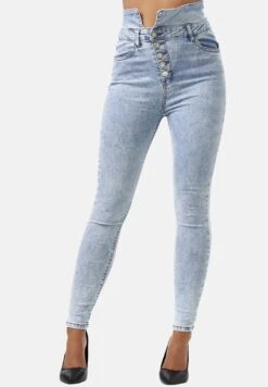 Stretch - Jeans Skinny Fit - Blau