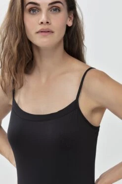 MEY Mit Schmalen Trägern - Hemd - Schwarz