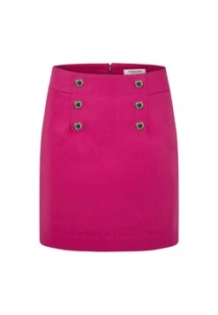 MORGAN Straight With Buttons - Minirok - Mottled Pink 9 MORGAN Straight With Buttons - Minirok - Mottled Pink -Only Mode Winkel c718abb951bf49328bb0ed90bba2ffe3