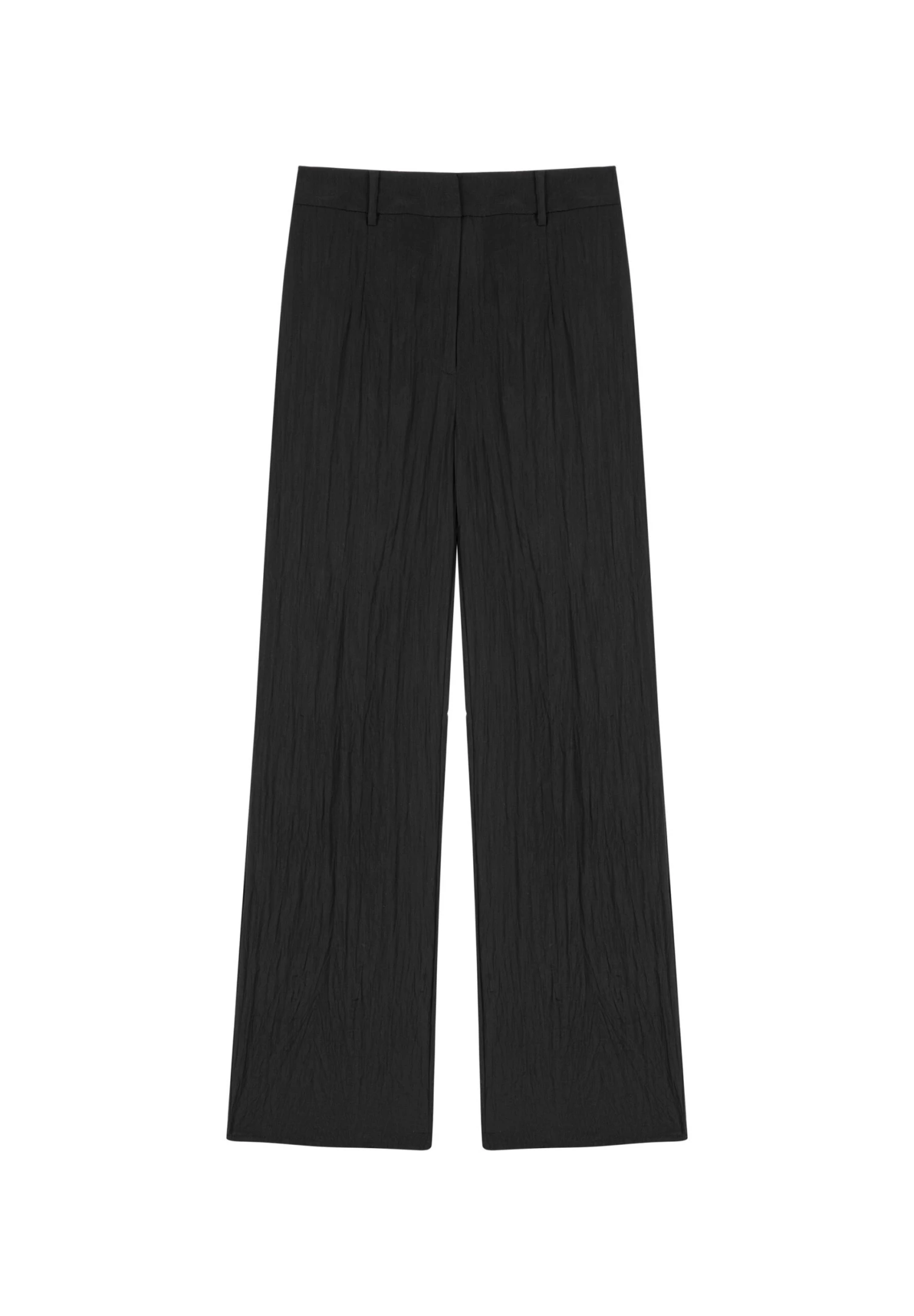 Ipekyol Palazzo Textured Wide Leg Fit - Broek - Black 5 Ipekyol Palazzo Textured Wide Leg Fit - Broek - Black - Afbeelding 5