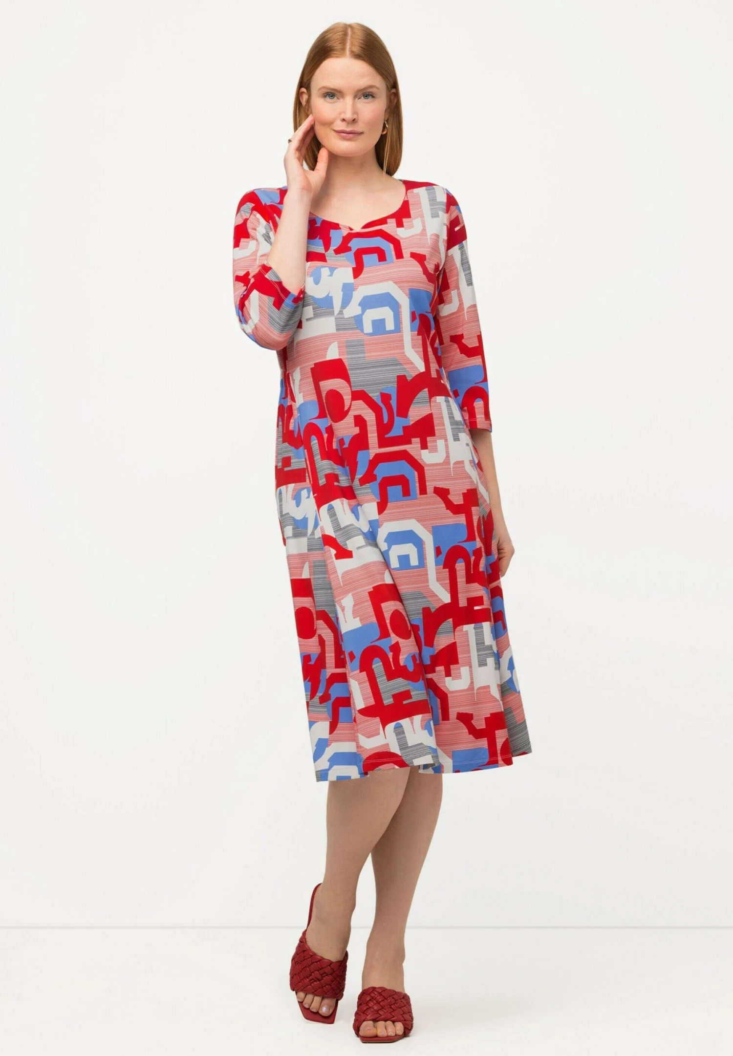 Ulla Popken Jurk - Bleu Nuit 2 Ulla Popken Jurk - Bleu Nuit - Afbeelding 2