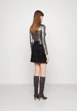 DKNY Fringe Skirt Waist - Minirok - Black 8 DKNY Fringe Skirt Waist - Minirok - Black -Only Mode Winkel c7d78ebafcb74d83b30d234903d9838b