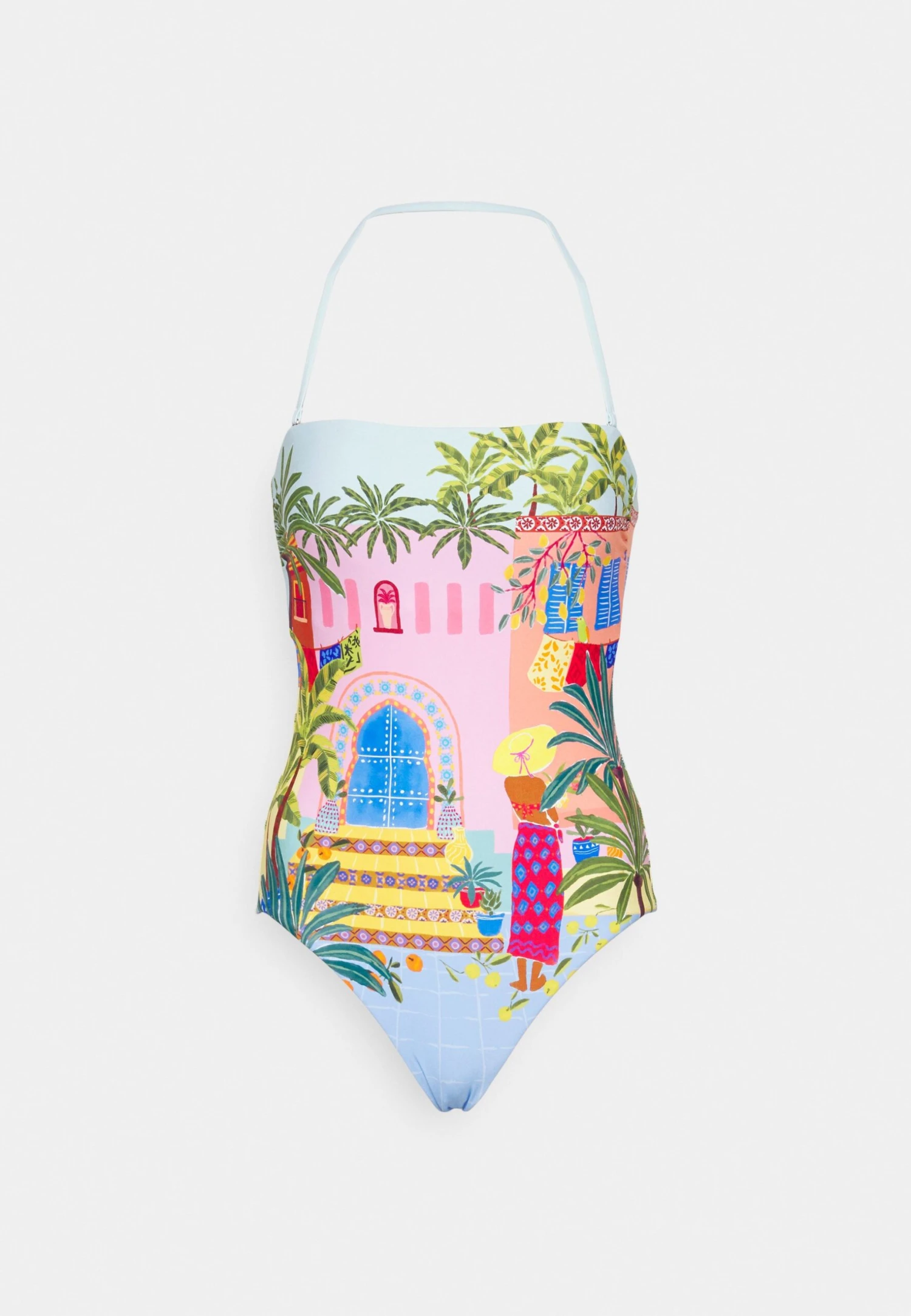 Seafolly On Vacation Bandeau One Piece - Badpak - Azure 4 Seafolly On Vacation Bandeau One Piece - Badpak - Azure - Afbeelding 4