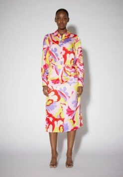 Amelia Calf Skirt - Kokerrok - Blazing Yellow