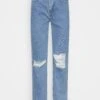 Calvin Klein Jeans High Rise- Straight Leg Jeans - Denim Light