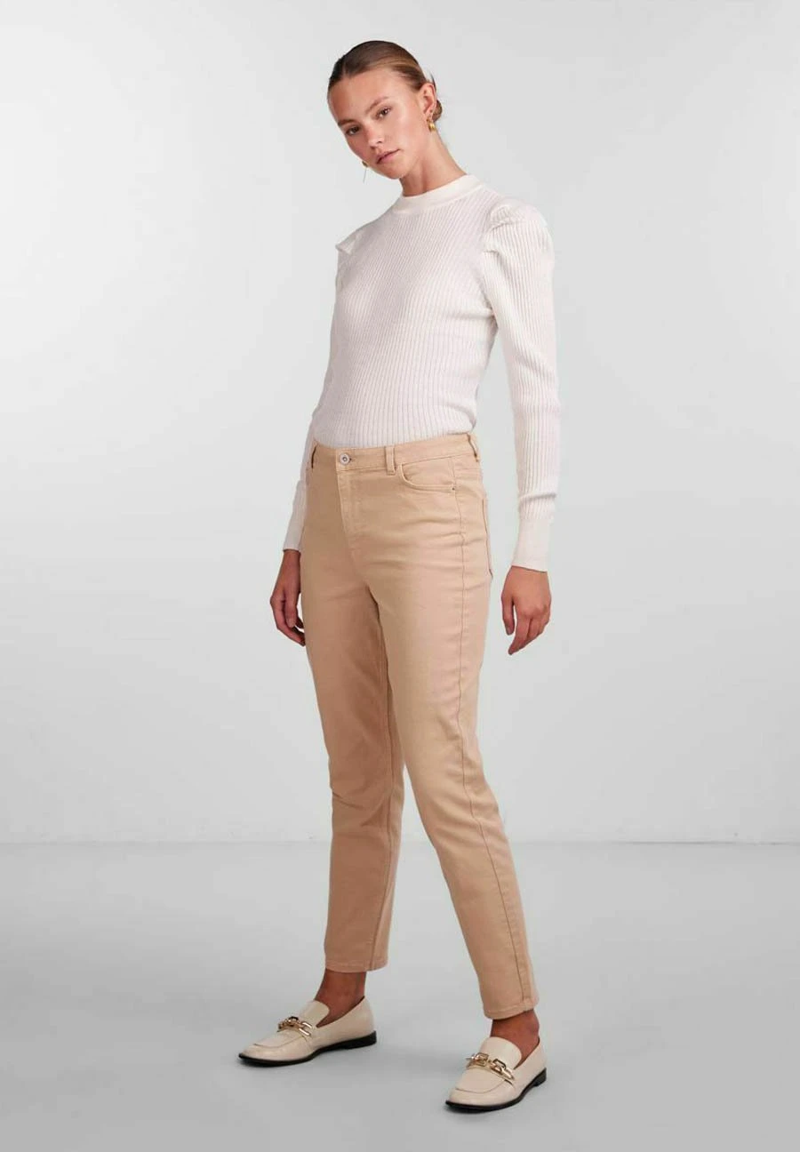 Pieces Kesia Mom Hw Ank Jns Noos Bc - Slim Fit Jeans - Irish Cream 2 Pieces Kesia Mom Hw Ank Jns Noos Bc - Slim Fit Jeans - Irish Cream - Afbeelding 2