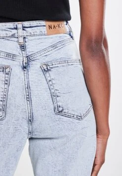 NA-KD Jeans Tapered Fit - Acid Blue 9 NA-KD Jeans Tapered Fit - Acid Blue -Only Mode Winkel c8dde8cb00f542108046cd53df8d0d82