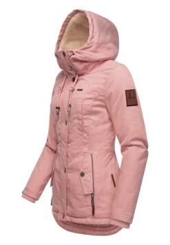 Marikoo Bikoo - Winterjas - Powder Rose -Only Mode Winkel c8f390a674914114a1264bde1efb6bd1