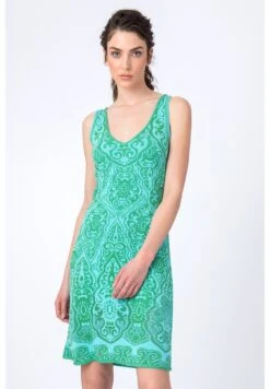 Filigree Motif - Jurk - Green
