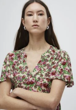 ICHI Ihmarrakech- Jurk - Structured Flower Mix1 -Only Mode Winkel c981a10ae62f4b008bdc8d1d20341781