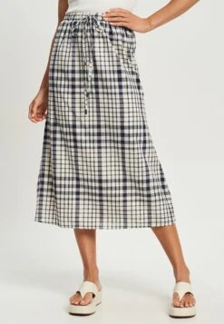 Calli Eliane- A-Lijn Rok - Navy Check