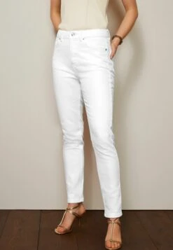 Next Stretch Mom Standard - Slim Fit Jeans - White 7 Next Stretch Mom Standard - Slim Fit Jeans - White -Only Mode Winkel ca2b4861b19545ae8faeaef5cdbeefb0