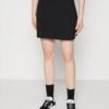 Calvin Klein Jeans Logo Waistband Milano Skirt - Minirok - Black