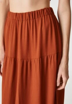 Koton Elastic Waist Tiered - A-Lijn Rok - Brown -Only Mode Winkel caffcfd3ad864e9493a960afaad56c8d