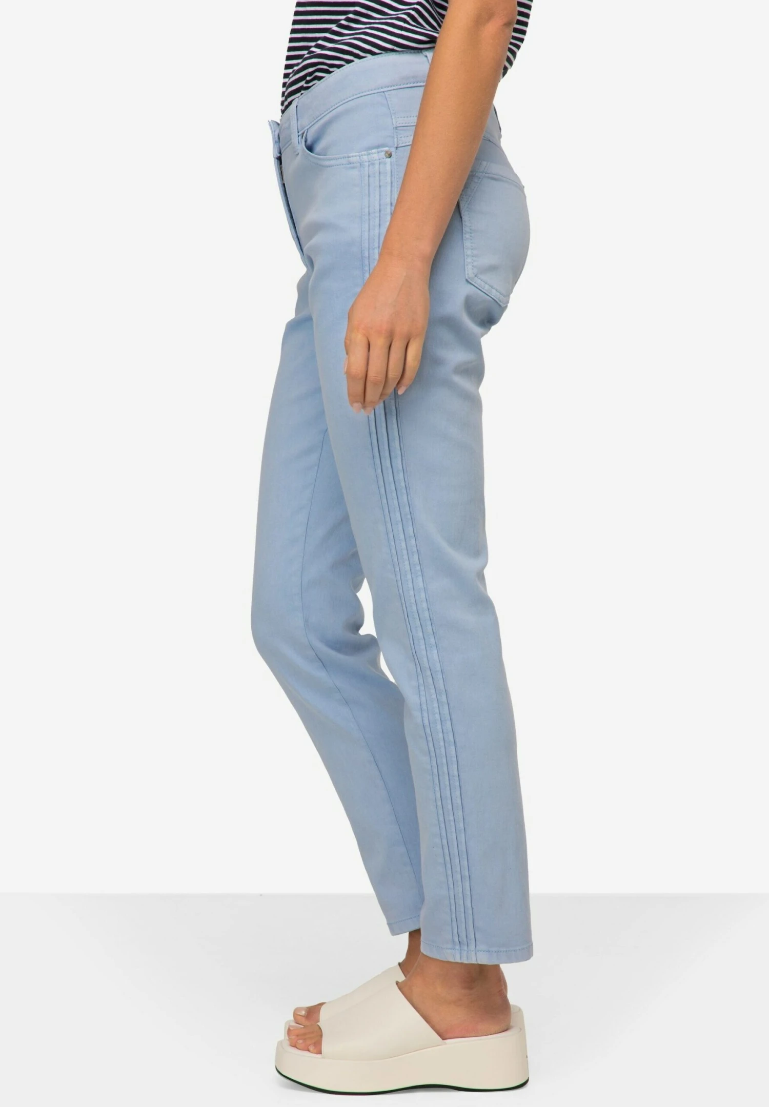 Slim Fit Jeans - Light Blue 4 Slim Fit Jeans - Light Blue - Afbeelding 4