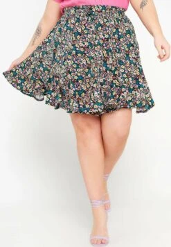 Courte À Volants - Minirok - Multicolor