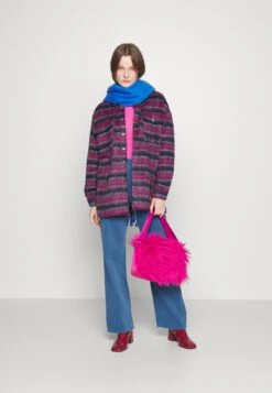 Noisy May Nmlulla Long Shacket- Halflange Jas - Festival Fuchsia -Only Mode Winkel cb28f78209c945d29f4f346f4b4fd2b9
