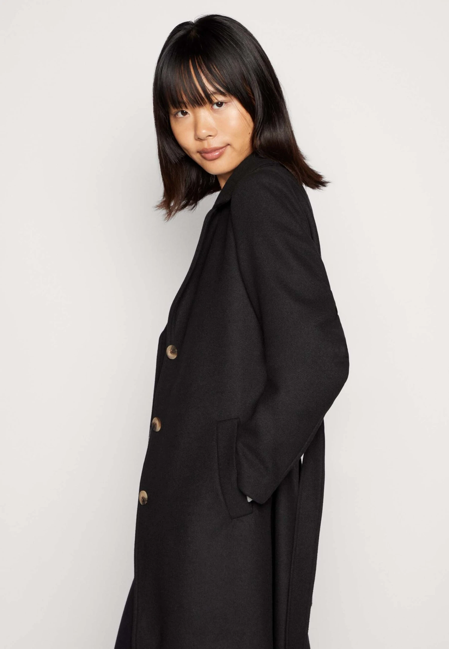 Pieces Pcjosie- Mantel - Black 4 Pieces Pcjosie- Mantel - Black - Afbeelding 4