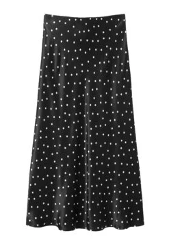 Shana - A-Lijn Rok - Black Dot -Only Mode Winkel cb59f611c5b8497baf88222a2a8cf25e