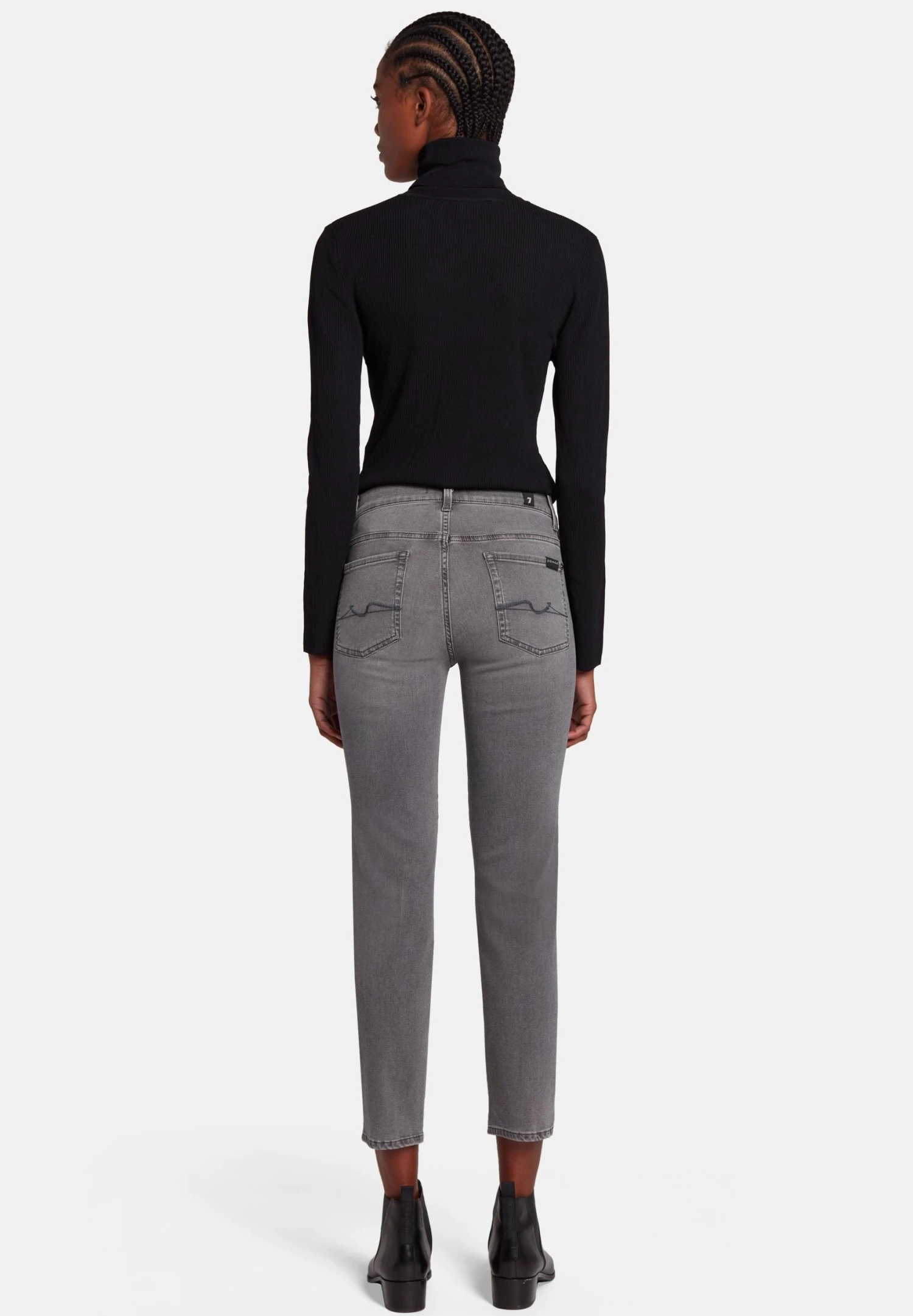 7 For All Mankind Roxanne Bair Silverlining - Jeans Skinny Fit - Grey 3 7 For All Mankind Roxanne Bair Silverlining - Jeans Skinny Fit - Grey - Afbeelding 3