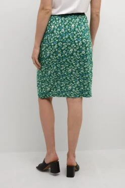 Kaffe Bpgertie - A-Lijn Rok - Green Flower Print -Only Mode Winkel cbbaf952125f489b81f5e9cc05c295d3
