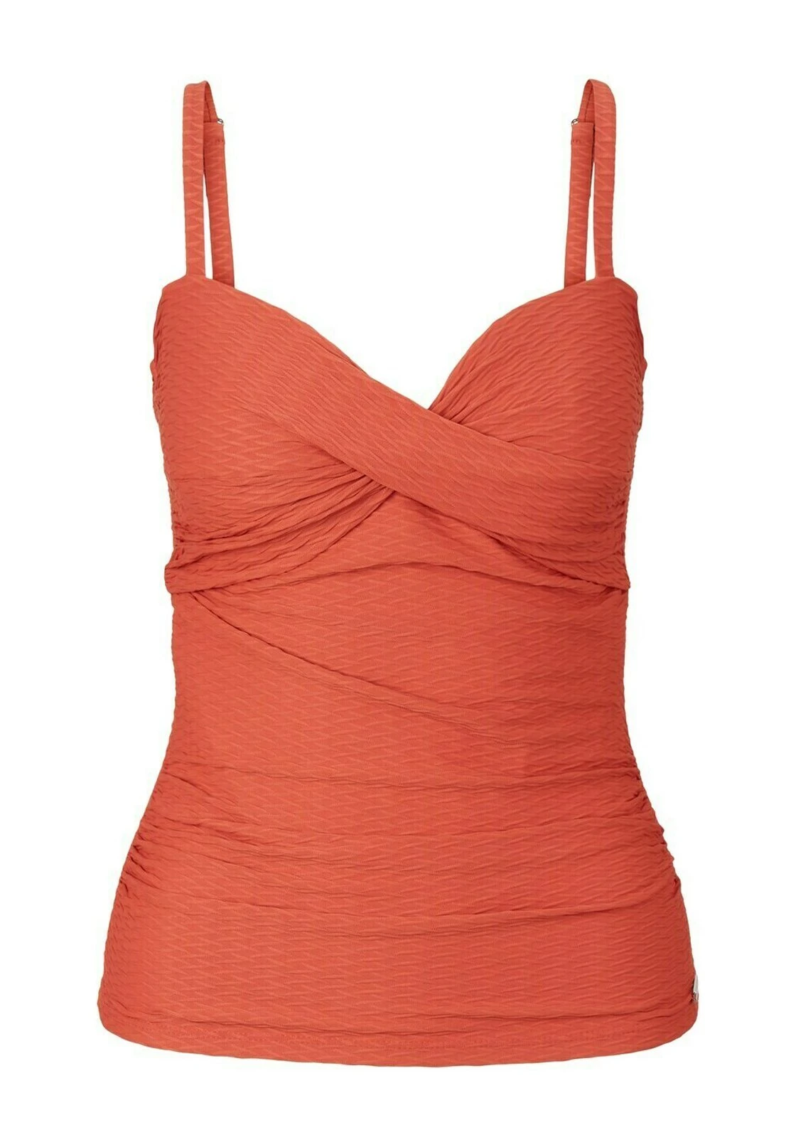 Tom Tailor Tankini Mit Struktur - Bikinitop - Burned Red 4 Tom Tailor Tankini Mit Struktur - Bikinitop - Burned Red - Afbeelding 4