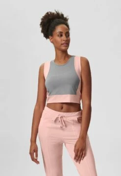 Bustier - Steingrau Hellpeach