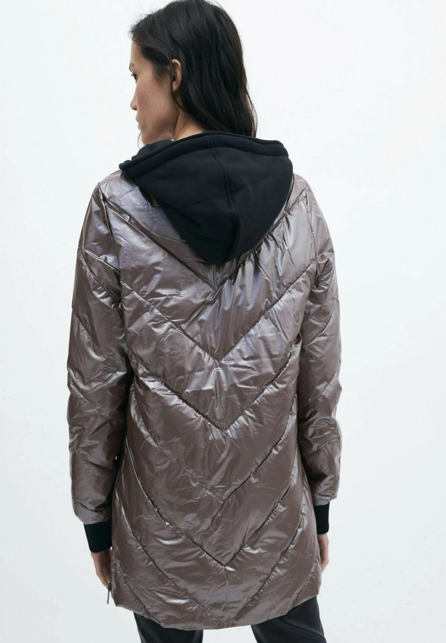 Ikks Mit Kapuze - Winterjas - Metallic 3 Ikks Mit Kapuze - Winterjas - Metallic - Afbeelding 3