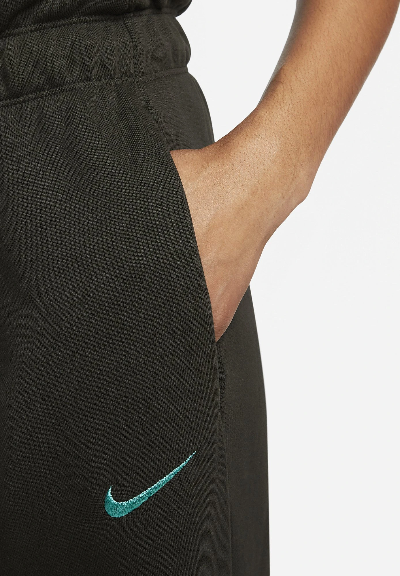 Nike Sportswear W Evrdy Mod Flc Oh Pnt - Trainingsbroek - Sequoia/Light Menta 4 Nike Sportswear W Evrdy Mod Flc Oh Pnt - Trainingsbroek - Sequoia/Light Menta - Afbeelding 4