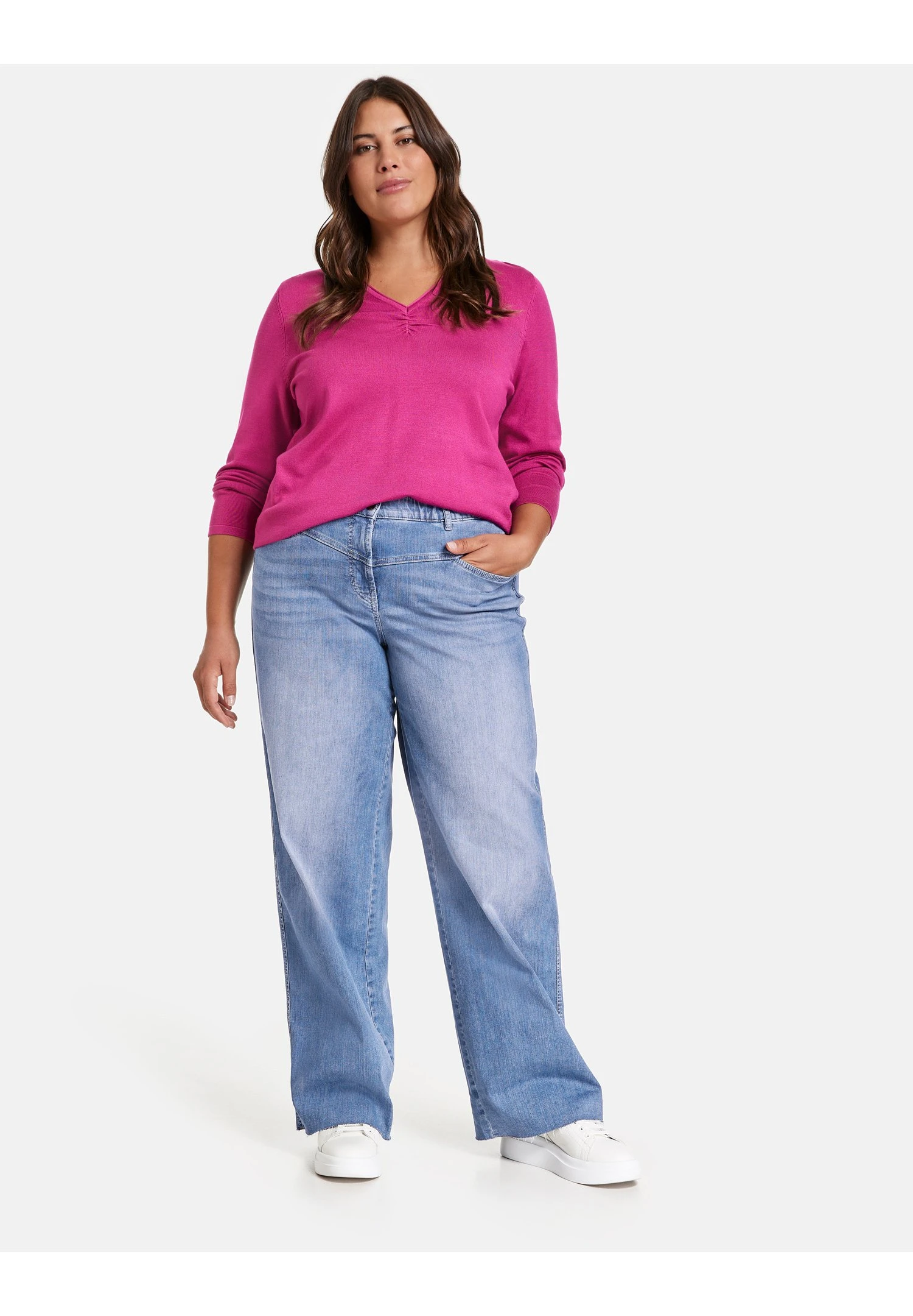 Mit Weitem Bein Carlotta - Relaxed Fit Jeans - Bleached Blue Denim 2 Mit Weitem Bein Carlotta - Relaxed Fit Jeans - Bleached Blue Denim - Afbeelding 2