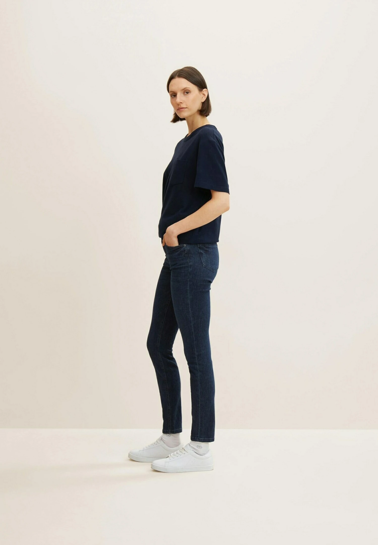 Tom Tailor Alexa - Jeans Skinny Fit - Clean Dark Stone Blue Denim 2 Tom Tailor Alexa - Jeans Skinny Fit - Clean Dark Stone Blue Denim - Afbeelding 2