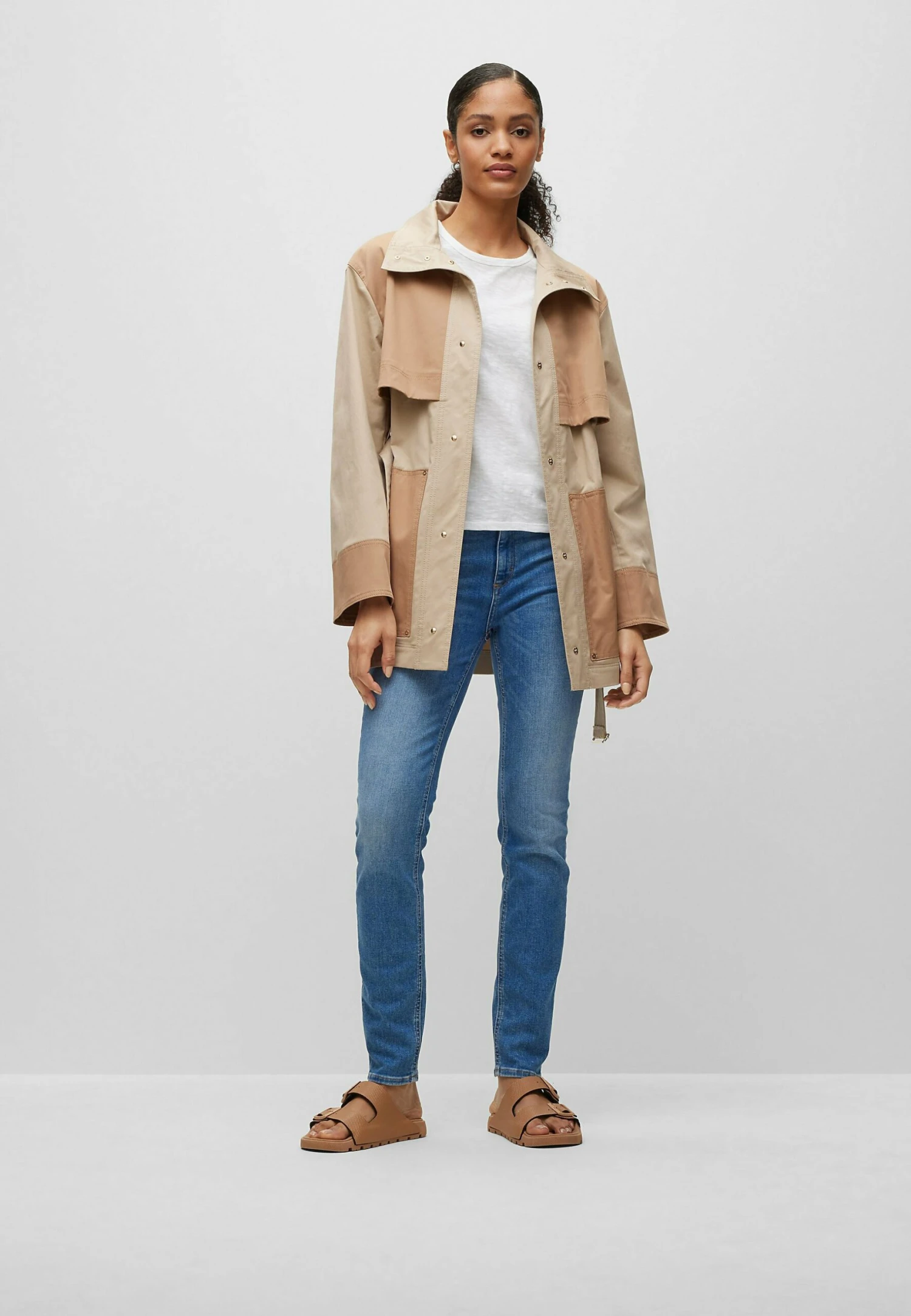 Boss Jackie Slim- Slim Fit Jeans - Blue Two 2 Boss Jackie Slim- Slim Fit Jeans - Blue Two - Afbeelding 2