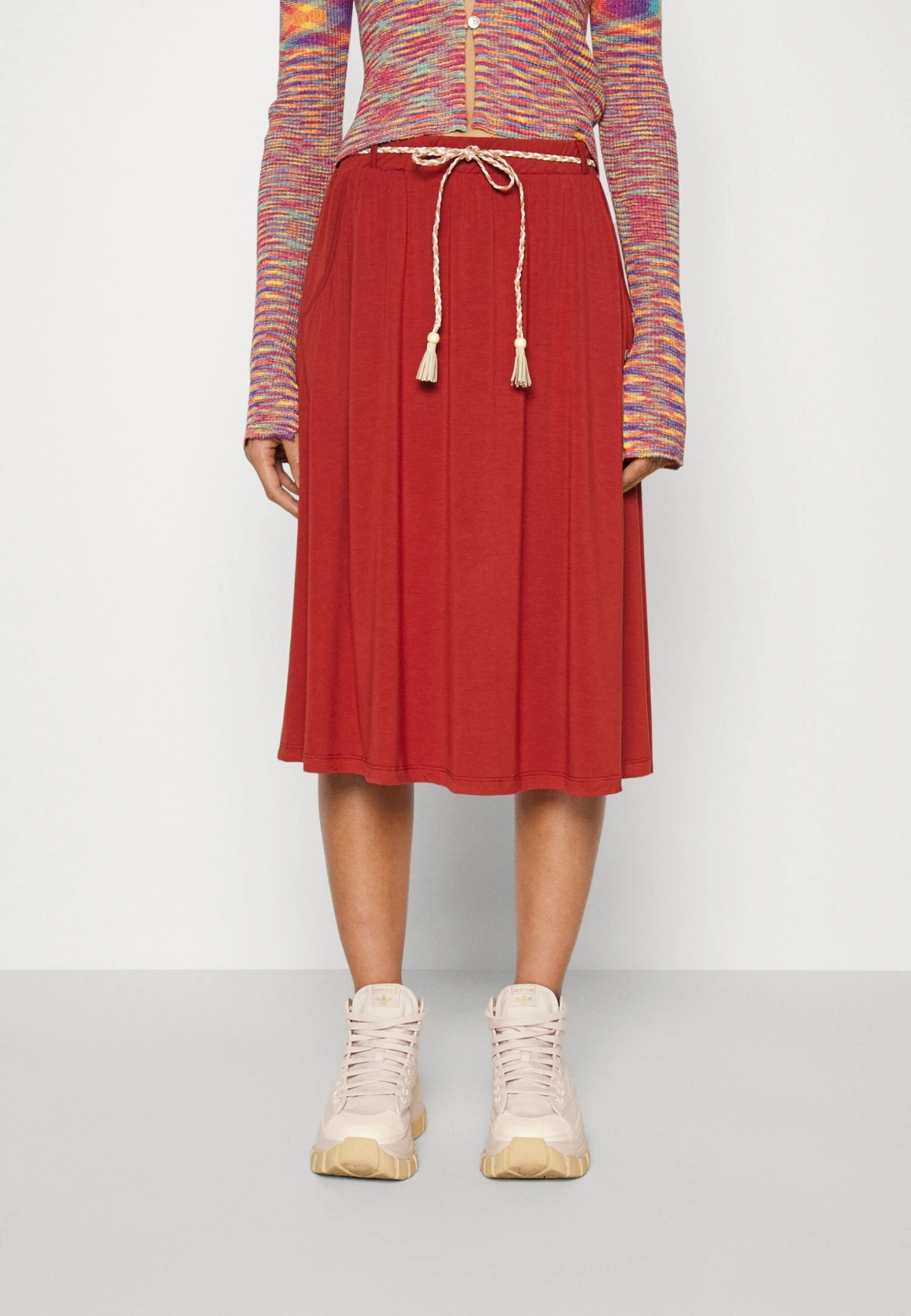 Ragwear Reikko - A-Lijn Rok - Terracotta 1 Ragwear Reikko - A-Lijn Rok - Terracotta