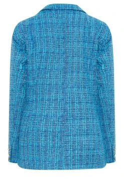 Boucle- Halflange Jas - Blue -Only Mode Winkel ccb6dca76505497da0c4598cc8748f7e