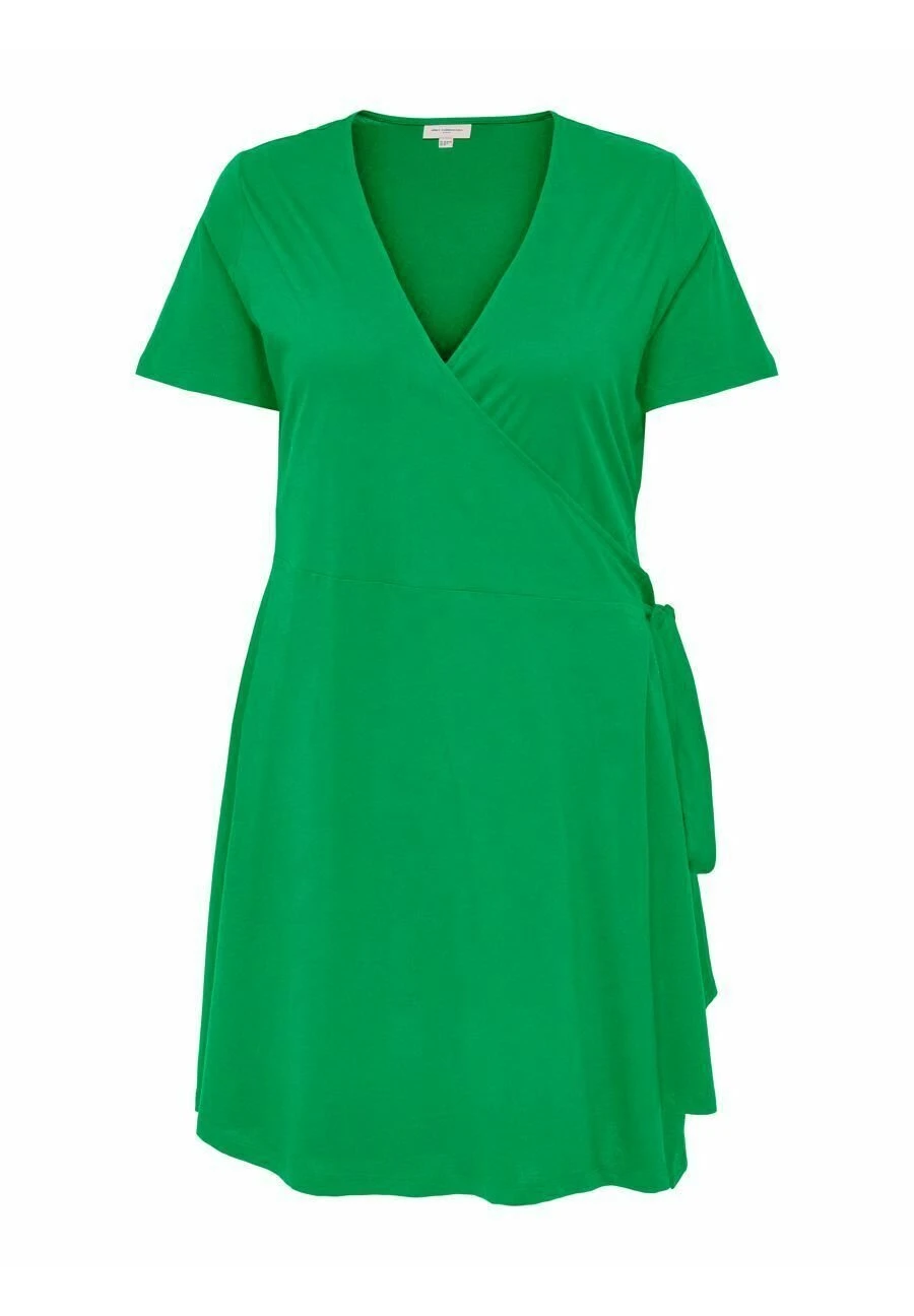 ONLY CARMAKOMA Carapril- Jurk - Kelly Green 1 ONLY CARMAKOMA Carapril- Jurk - Kelly Green