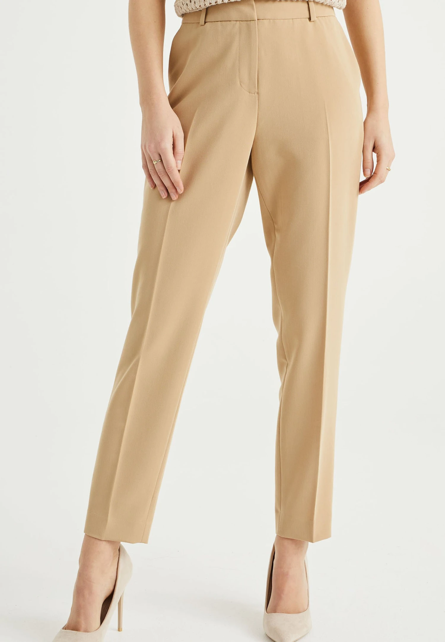 WE FASHION Slim Fit - Chino - Beige 1 WE FASHION Slim Fit - Chino - Beige