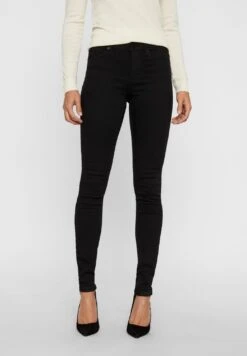 Vero Moda Vmtanya Piping - Jeans Skinny Fit - Black