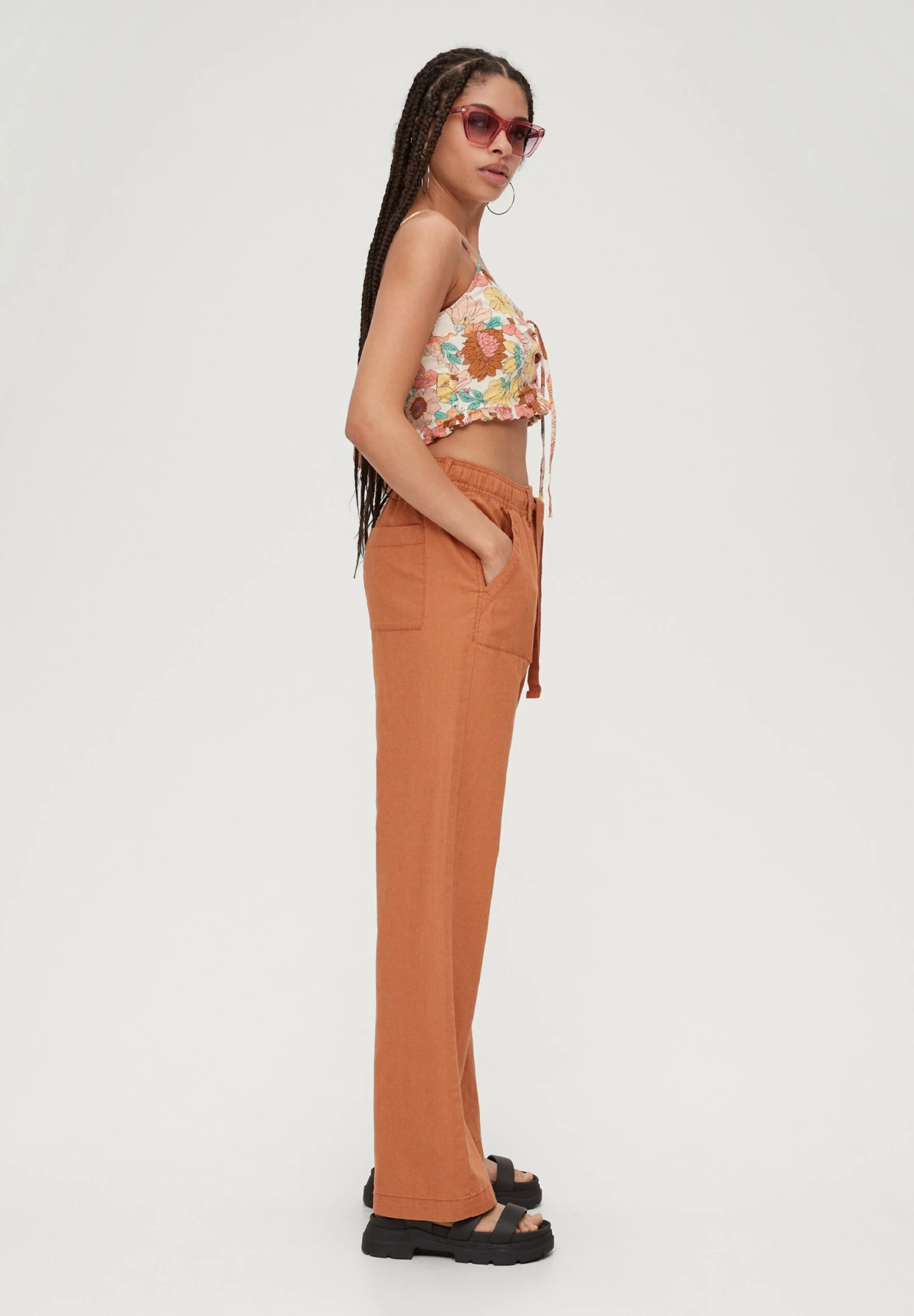 QS By S.Oliver Broek - Zimt 5 QS By S.Oliver Broek - Zimt - Afbeelding 5